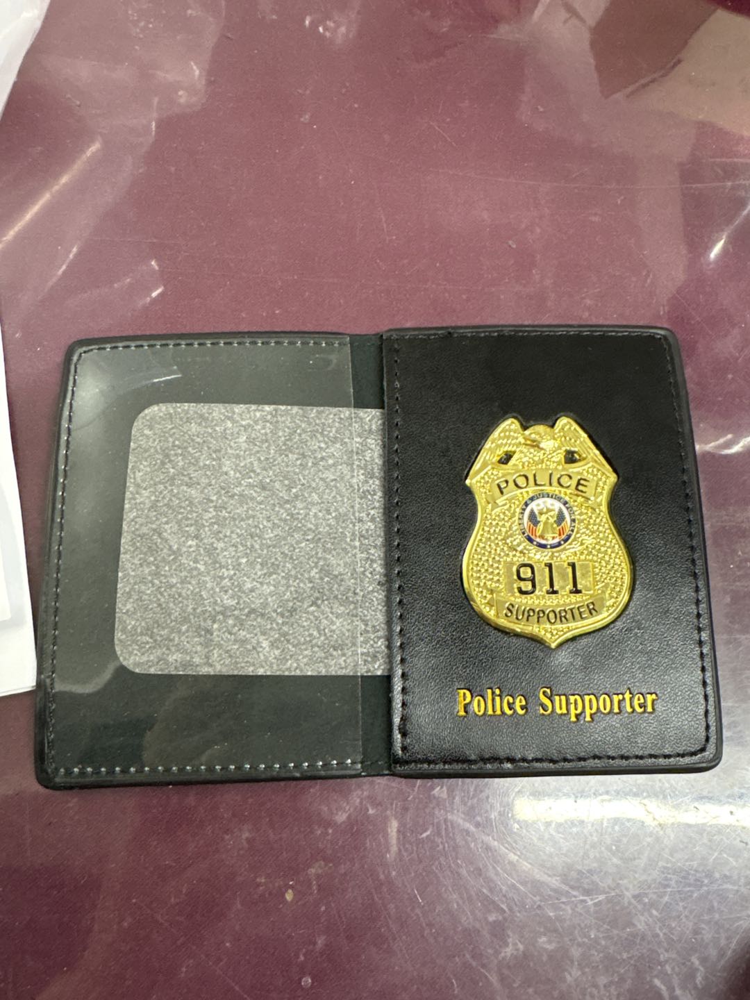 Law Enforcement Supporter Badge Wallet