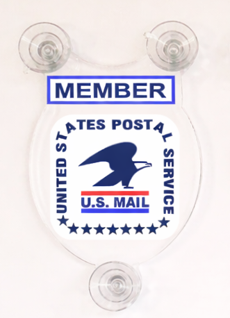 Postal Worker Widow Shield