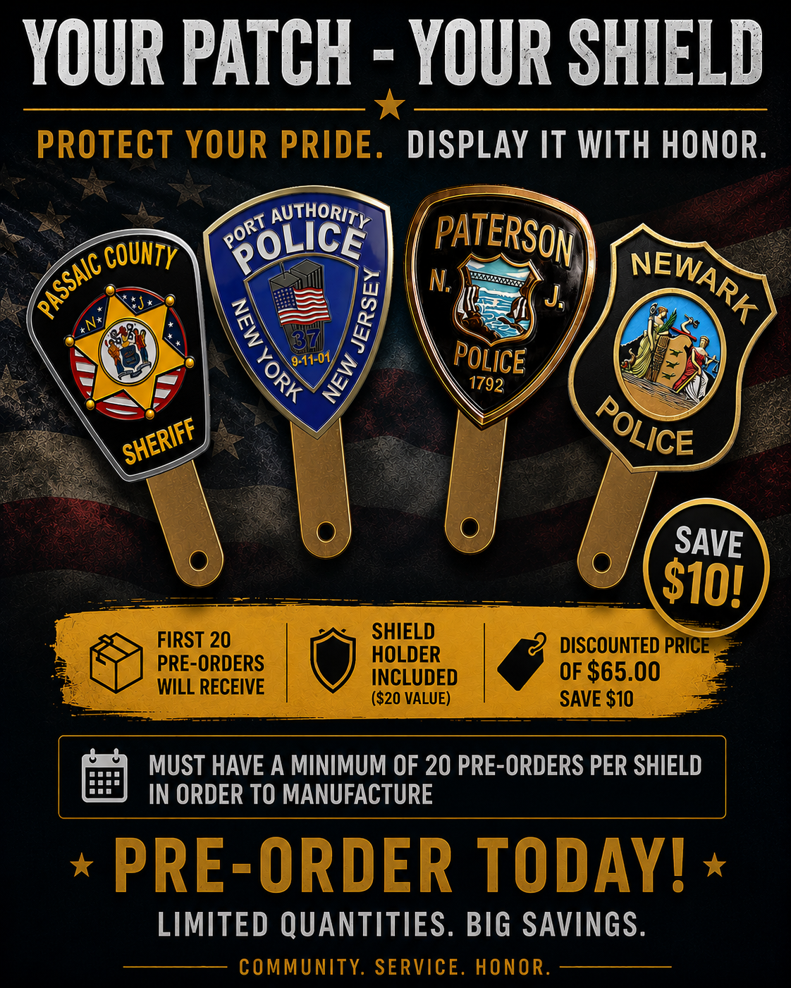 Custom Department Shield