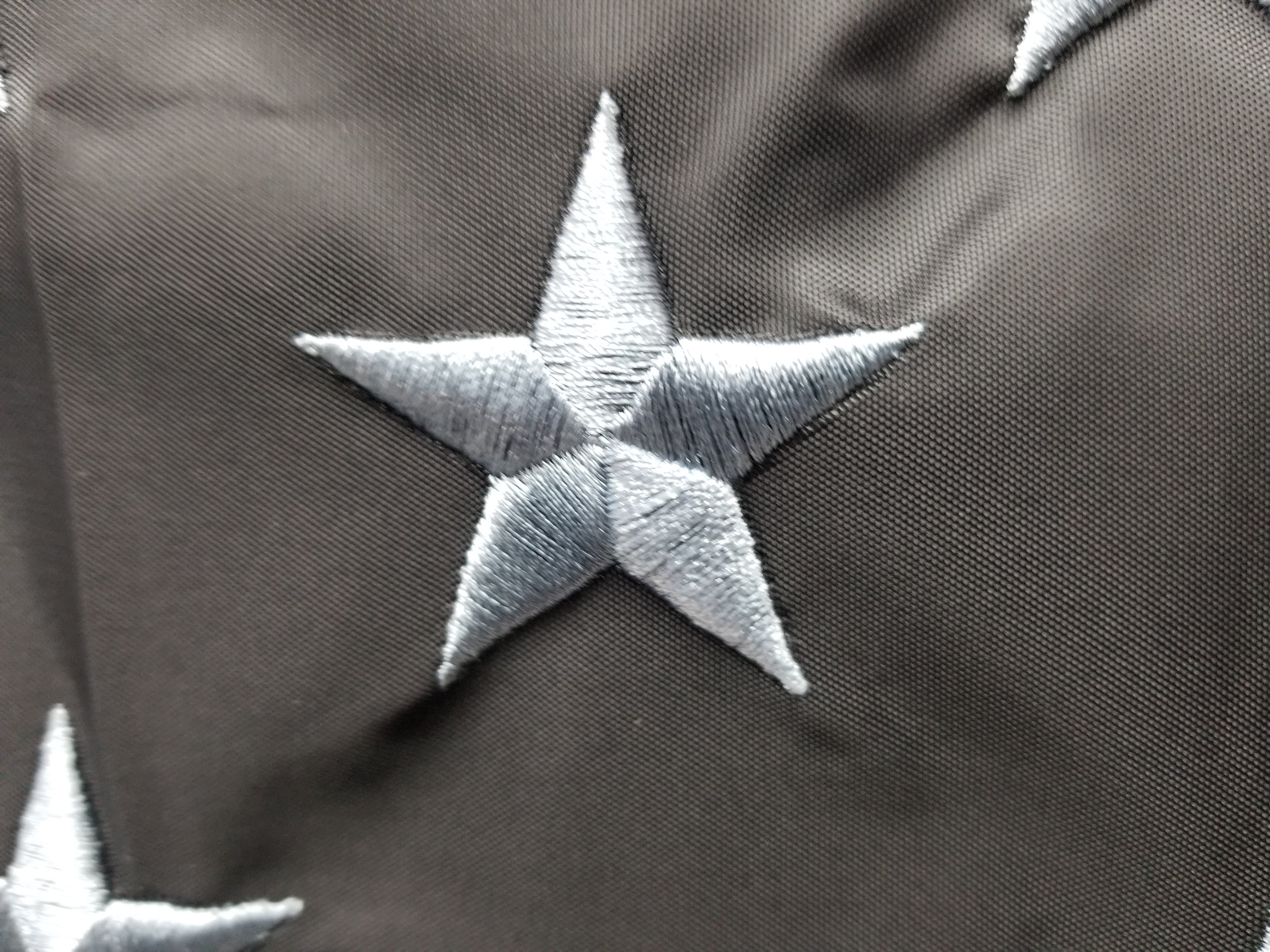 Embroidered Blue Line Flag