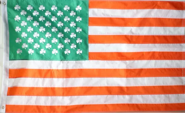 Irish American Custom Flag