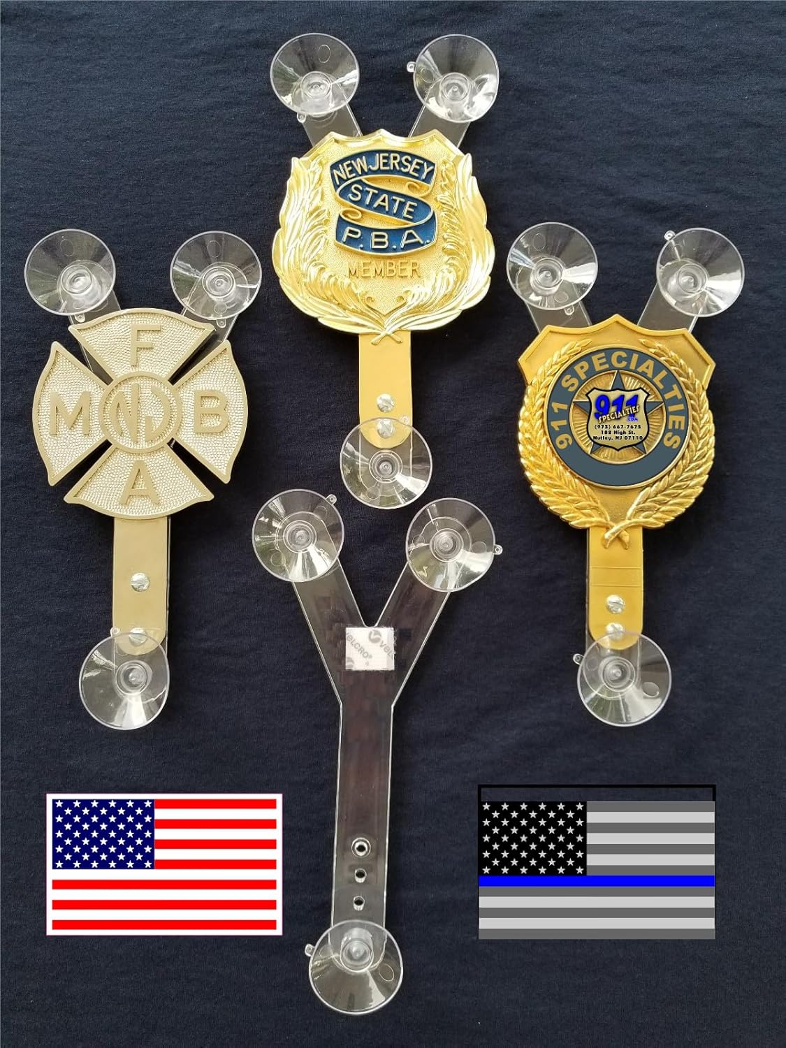 Y Shaped Large Shield Holder